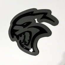 Insignia 3D personalizada, insignias de guardabarros Hellcat Dodge, emblema de puerta trasera, insignia de parrilla delantera
 5