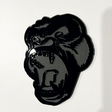 Insignia 3D personalizada, emblema de insignias de parrilla delantera para puerta trasera de guardabarros de gorila enojado
 3