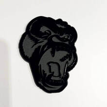 Emblema 3D de Coche Gorilla Enfadado para Guardabarros, Portón Trasero o Parrilla_4