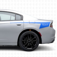 Vinilo adhesivo lateral con franjas de hockey personalizadas para Dodge Charger 2015-2026_2