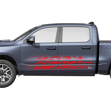 Kit de Vinilos Laterales Estilo Desgastado para Dodge Ram 1500 REV_3