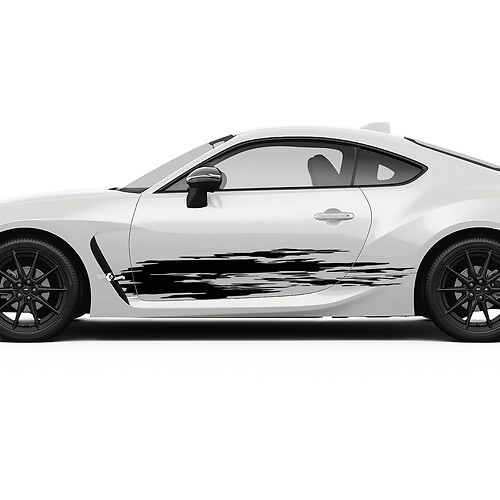 Calcomanías gráficas para salpicaduras laterales de puertas, pegatinas para Toyota JR86 Supra 2
