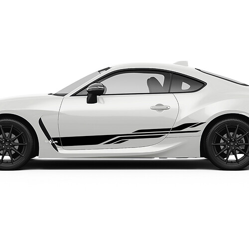 Calcomanías gráficas de rayas laterales para puertas, pegatinas para Toyota JR86 Supra 3
