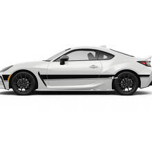 Puertas laterales rayas de carreras calcomanías gráficas pegatinas para Toyota JR86
 2