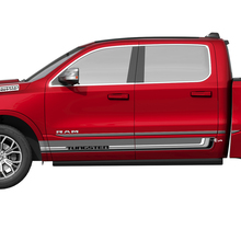 Side Rocker Heritage Panel Stripes Vinilo Calcomanías Pegatinas Gráficos para Dodge RAM 1500 TUNGSTENO
 2