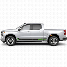Líneas de Vinilo para Puertas y Paneles Laterales Racing Line para Chevrolet Silverado 1500 T1XX 2019-2026_4