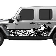 Kit de Vinilo de Pegatinas Laterales Camo Mountains para Jeep Wrangler_3