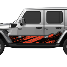 Puertas laterales de la envoltura de lámparas de camuflaje CAMO Sticker de calcomanía de vinilo Jeep Wrangler
 2
