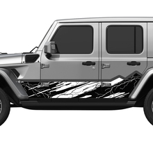 Puertas laterales de la envoltura de lámparas de camuflaje CAMO Sticker de calcomanía de vinilo Jeep Wrangler
 3