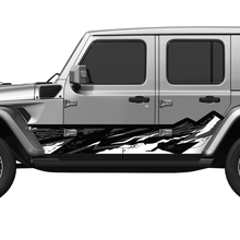 Puertas laterales de envoltura de montañas de camuflaje CAMO PELQUETA VINIL STACTA PELQUETA Jeep Wrangler
 3