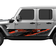 Puertas laterales de camuflaje puertas laterales de vinilo pegatina jeep wrangler
 2