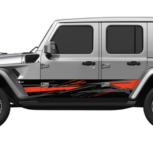 Puertas laterales de camuflaje puertas laterales de vinilo pegatina ajustada jeep wrangler 3
 2