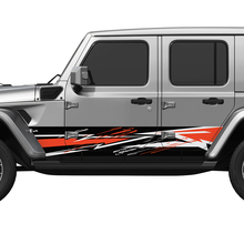 Puertas laterales de camuflaje puertas laterales de vinilo pegatina ajustada jeep wrangler 3
 3