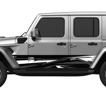 Puertas laterales de envoltura de camuflaje Camor Sticker de calcomanía de vinilo Jeep Wrangler 4
 3