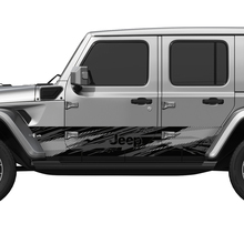 Puertas laterales de camuflaje puertas laterales de vinilo pegatina ajustada jeep wrangler 5
 3
