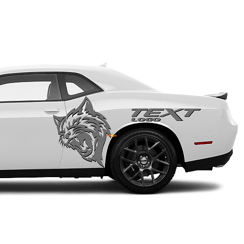 Kit de Vinilos Laterales Personalizados Wildcat para Dodge Challenger Charger