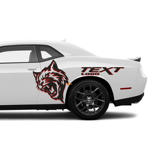 Kit de Vinilos Laterales Personalizados Wildcat para Dodge Challenger Charger_2