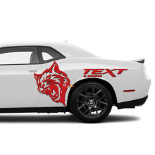 Kit de Vinilos Laterales Personalizados Wildcat para Dodge Challenger Charger_3