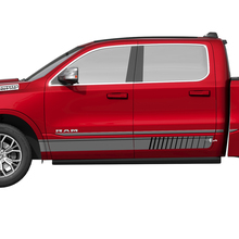 Panel de balancín lateral rayas de calcomanías de vinilo gráficos para Dodge Ram 1500
 3