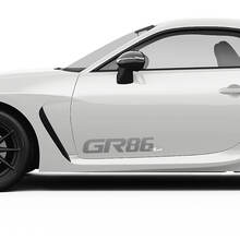 Palabras de calcomanías de gráficos estroboscópicos laterales para Toyota GR86
 2