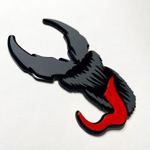 Emblema 3D personalizado estilo Venom para guardabarros, portón trasero o parrilla_2