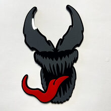 Emblema 3D personalizado estilo Venom para guardabarros, portón trasero o parrilla_3