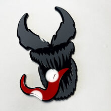 Emblema 3D personalizado estilo Venom para guardabarros, portón trasero o parrilla_6
