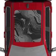 Calcomanías de vinilo de mapa topográfico gráficos para dodge ram 1500 techo de luna panorámica de tungsteno
 2
