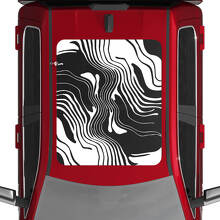 Calcomanías de Vinilo para Techo Panorámico con Mapa Topográfico para Dodge RAM 1500 Tungsten_3