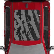 Calcomanía de vinilo para techo con bandera USA envejecida para Dodge RAM 1500 Tungsten_2