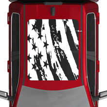 Calcomanía de vinilo para techo con bandera USA envejecida para Dodge RAM 1500 Tungsten_3