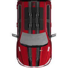 Calcomanías de vinilo de doble rayas gráficos para Dodge Ram 1500 Tungsten
 2