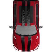 Calcomanías de vinilo de doble rayas gráficos para Dodge Ram 1500 Tungsten
 3