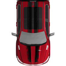 Calcomanías de vinilo de rally dual rally gráficos para dodge ram 1500 tungsten
 3