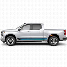 Vinilos Vintage para Puertas y Paneles Laterales del Chevrolet Silverado 1500 T1XX 2019-2026_2