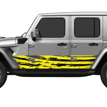 Patriótica Patriótica Flagal Distribuida Puertas laterales Puertas laterales de la calcomanía de vinilo Jeep Wrangler 2
 2