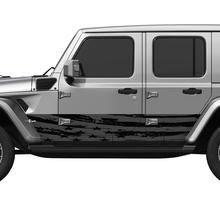 Patriótica Patriótica Flagal Distribuida Puertas laterales Puertas laterales de la calcomanía de vinilo Jeep Wrangler 2
 3
