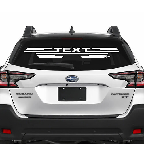 Suba Outback Window Wings Wings Vinyl Sticker Decal Graphic
