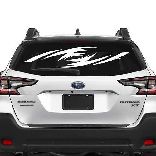 Suba Outback Window Wings Wings Vinyl Sticker Decal Graphic 2
