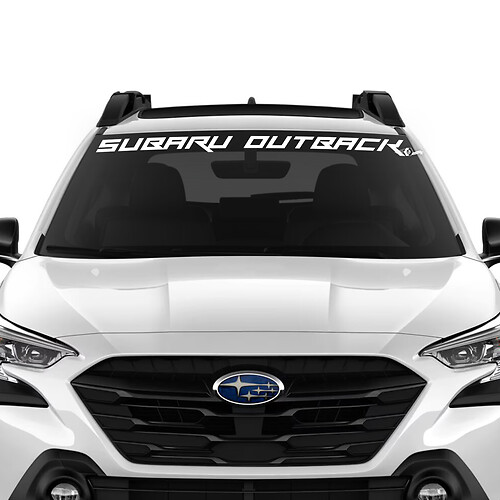 Subaru Outback Wandshield Vinyl Sticker Decal Graphic
 1