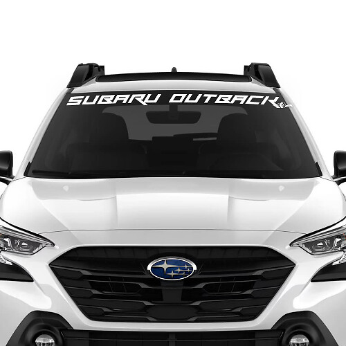 Suba Outback Wandshield Vinyl Sticker Decal Graphic
