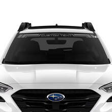 Suba Outback Wandshield Vinyl Sticker Decal Graphic
 2