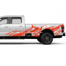 Ford F150 F250 F350 Kit de calcomanía de grunge Splash - Gráficos laterales de colegineta de vinilo en la cabecera
 3