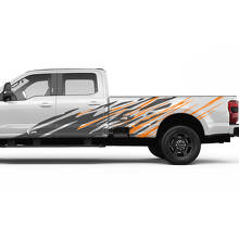 Ford F150 F250 F350 Kit de calcomanía de grunge Splash - Gráficos laterales de pegatinas de vinilo de noche 2 gráficos 2
 2