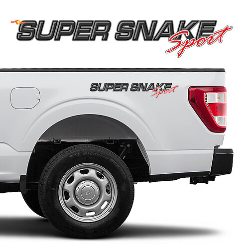 Ford F-150 Super Snake Sport Side Graphics Costales de vinilo pegatinas
 1