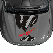 Texto Personalizado Montañas Águila Vinilo Calcomanía Pegatina Gráfico para Jeep Cherokee Trailhawk 3