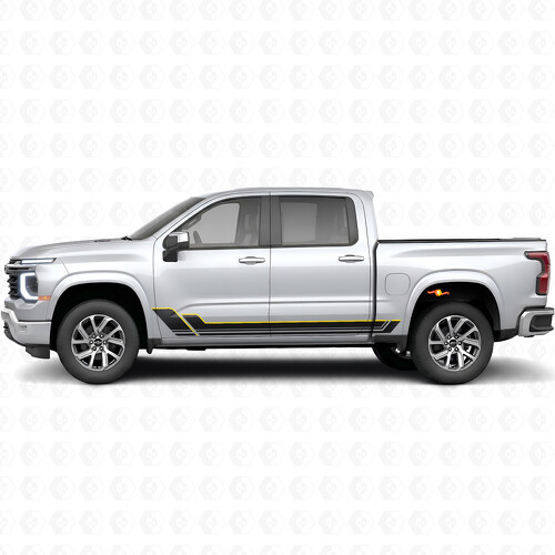 Vinilos de Contorno Angular para Puertas y Paneles Laterales para Chevrolet Silverado 1500 Próxima Generación 2027_1