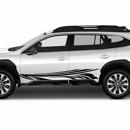 Kit de Vinilo de Rayas Laterales Estilo Tribal para Puerta para Subaru Outback