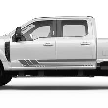 Ford F150 F250 F350 Rocker Panel Side Stripes Sticker Graphics
 2