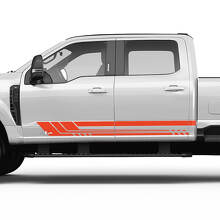 Ford F150 F250 F350 Rocker Panel Side Stripes Sticker Graphics
 3